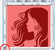 クイックマスクで選択範囲を作る方法