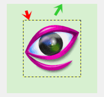 レイヤーをキャンバスに合わせる