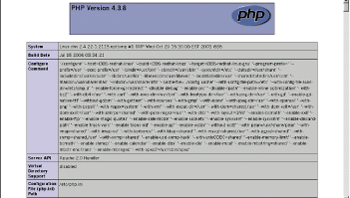 phpinfoページの画像