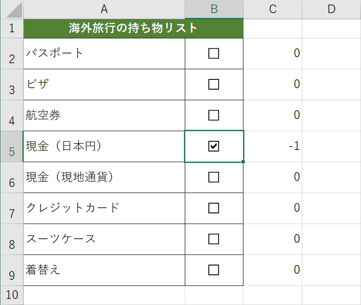 個別にリンクした結果