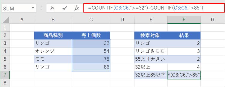 以上、以下の条件