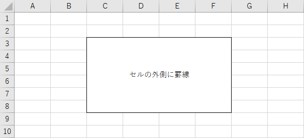 セルに罫線を引く