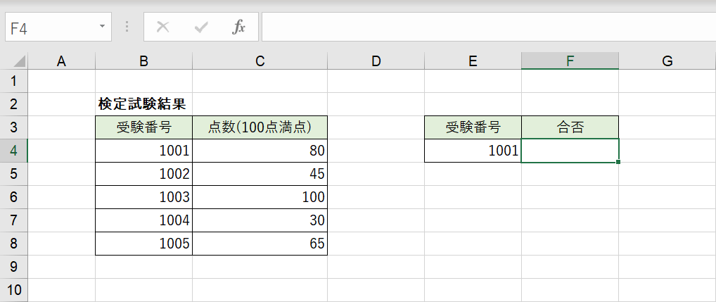 検定結果を検索する