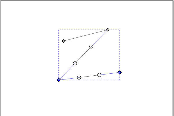 19. ノードハンドルが表示される