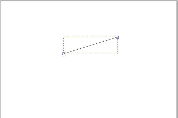 5. 直線が引かれていることが確認できる