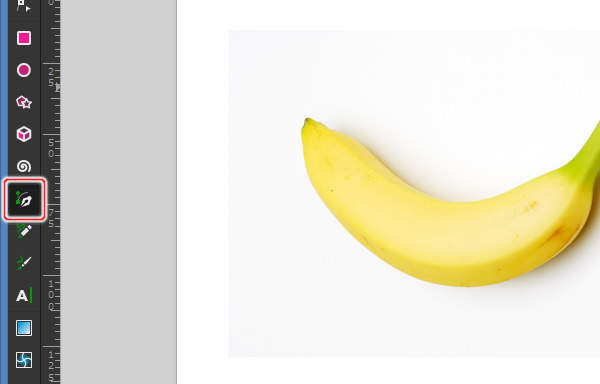 18. ペンツールを選択