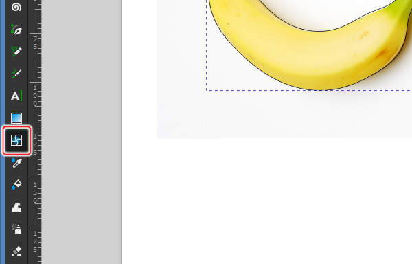 21. メッシュツールを選択