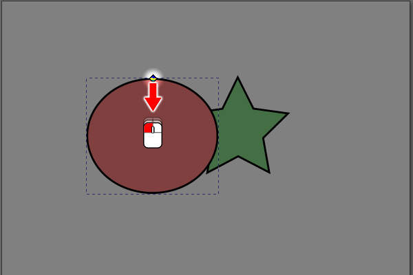 14. オフセットハンドルをドラッグ