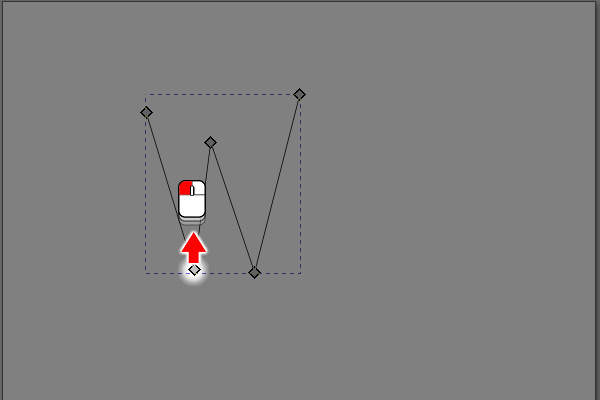 6. ノードをドラッグ