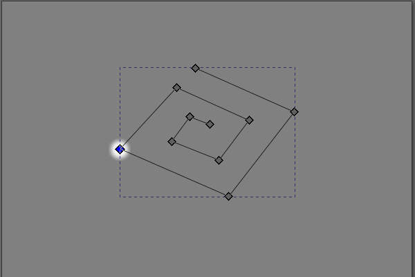 12. ノードが選択される