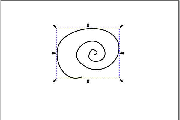 4. 選択中のパスが大きく簡略化される