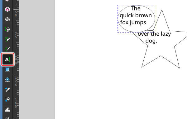 26. テキストツールを選択