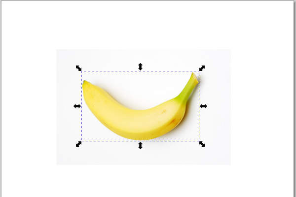 21. "バナナ" レイヤのオブジェクトが非表示になる