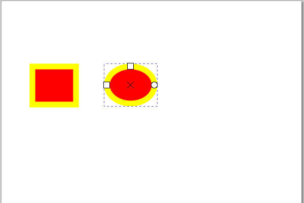 17. 楕円が作成される