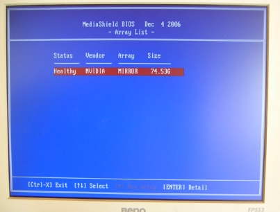 RAID�ݒ�̊������