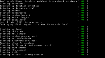 CentOS5�N�����̃X�e�[�^�X���