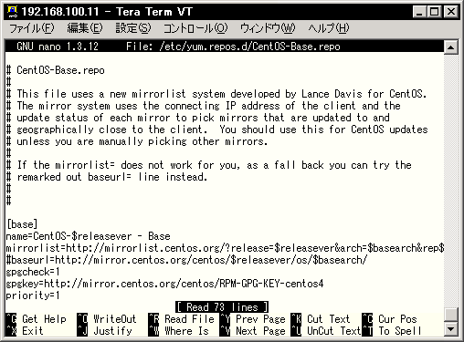 /etc/yum.repos.d/CentOS-Base.repo�̓��e