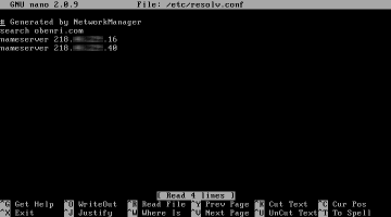 /etc/resolv.conf�̐ݒ���
