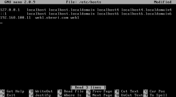 /etc/hosts�̐ݒ��