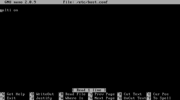 /etc/host.conf�̕ҏW���