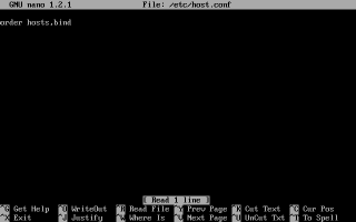 /etc/host.conf�̕ҏW���