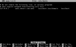 /etc/hosts�̕ҏW���