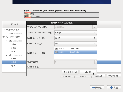 RAID�f�o�C�X�̍쐬���4