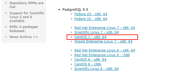 PostgreSQLダウンロード02