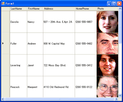 リスト４をVB2005で実行したところ