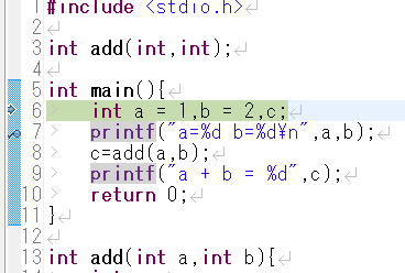 ブレークポイントでの処理の停止