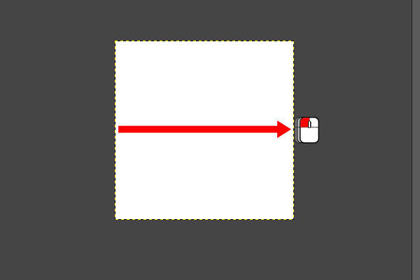 48. 水平にドラッグする
