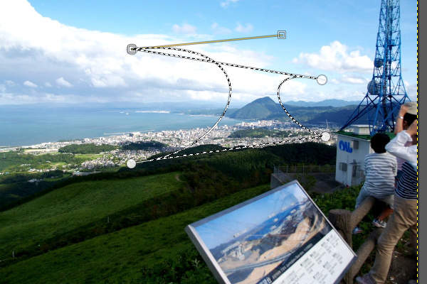 10. パスが選択範囲に