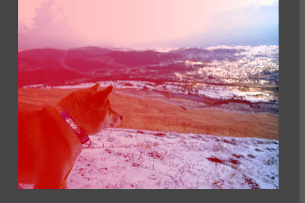 6. グラデーションに塗られたチャンネル