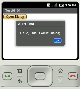 �{�^���N���b�N���̏�����ݒ肵���A���[�g�_�C�A���O��\��