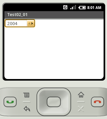 ArrayAdapter�N���X���g���ăX�s�i�̃f�[�^��o�^