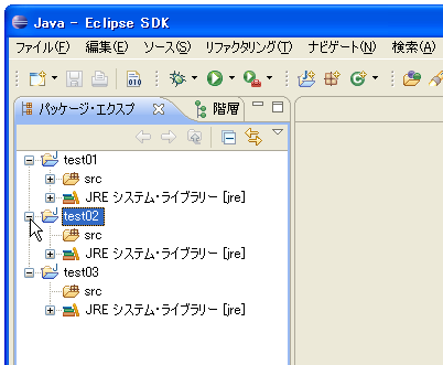 �v���W�F�N�g���J��