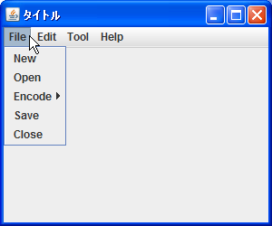 �K�w�����j���[�̍쐬