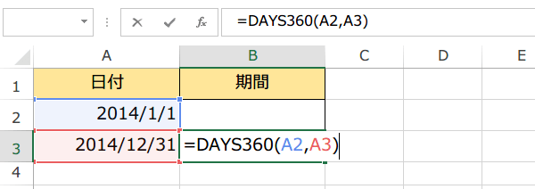 DAYS360�֐��g����