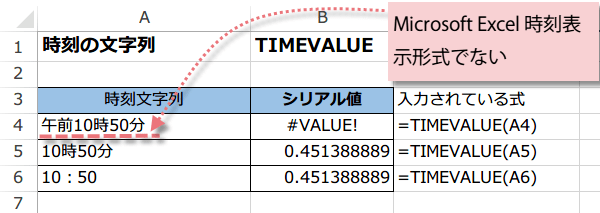 TIMEVALUE�֐��̎g����1