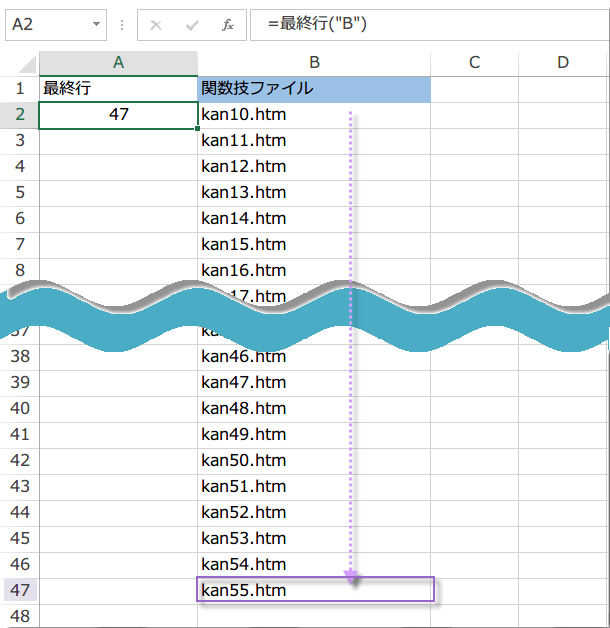 �ŏI�s���擾���郆�[�U�[��`�֐�2