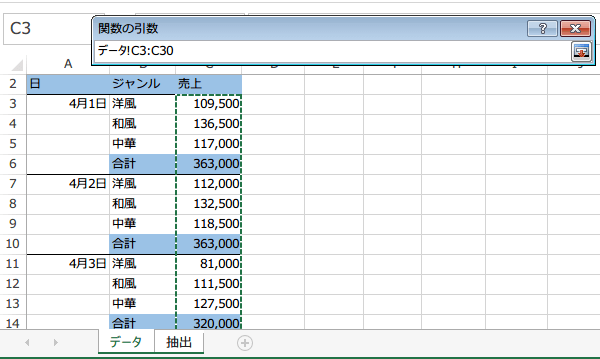 n�s���Ƃɒ��o2