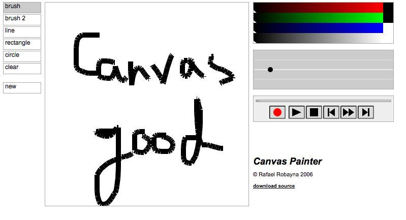 javascript お絵かき