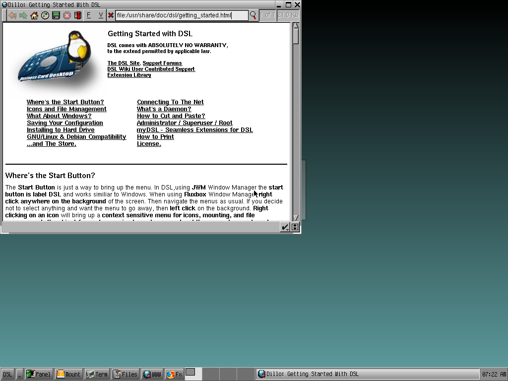 dsl desktop