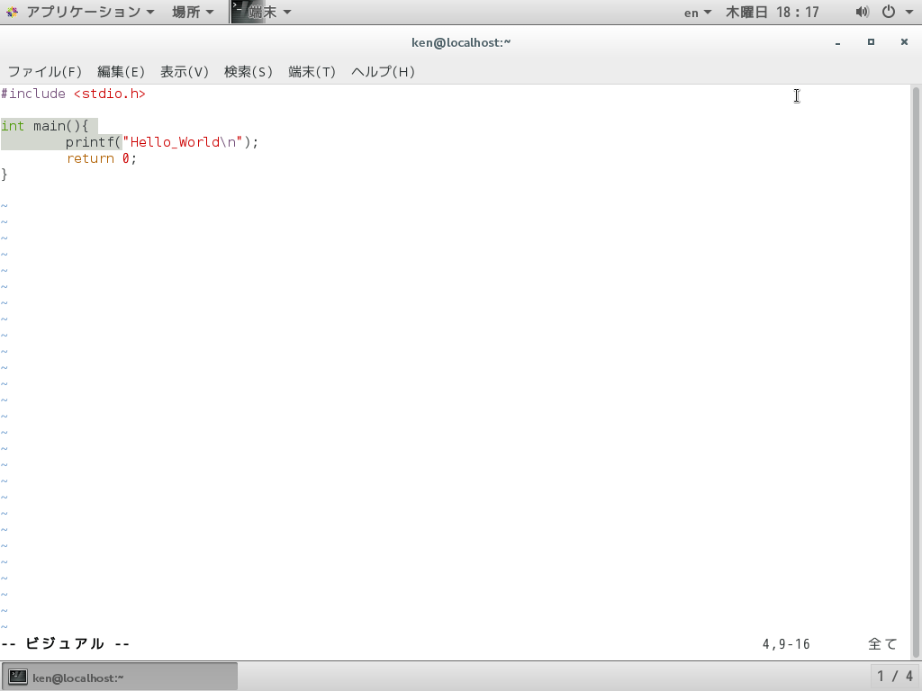 ヴィジュアルモード