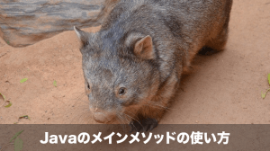 javaのメインメソッド
