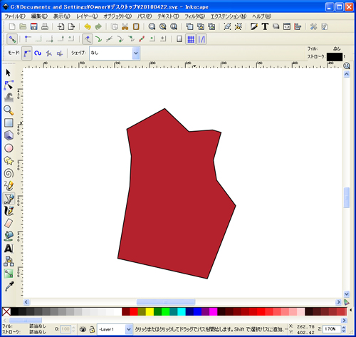 �؃W�F�c�[���ŗ֊s��`��