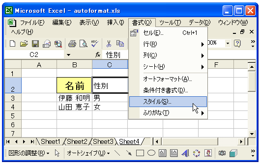 �X�^�C���̓o�^