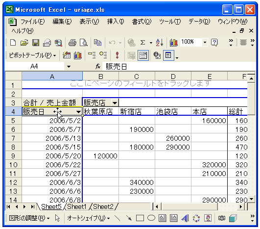 ���t�f�[�^�̃O���[�v��