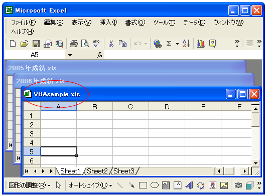 Window�I�u�W�F�N�g�̎擾