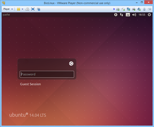 BioLinuxのインストール方法